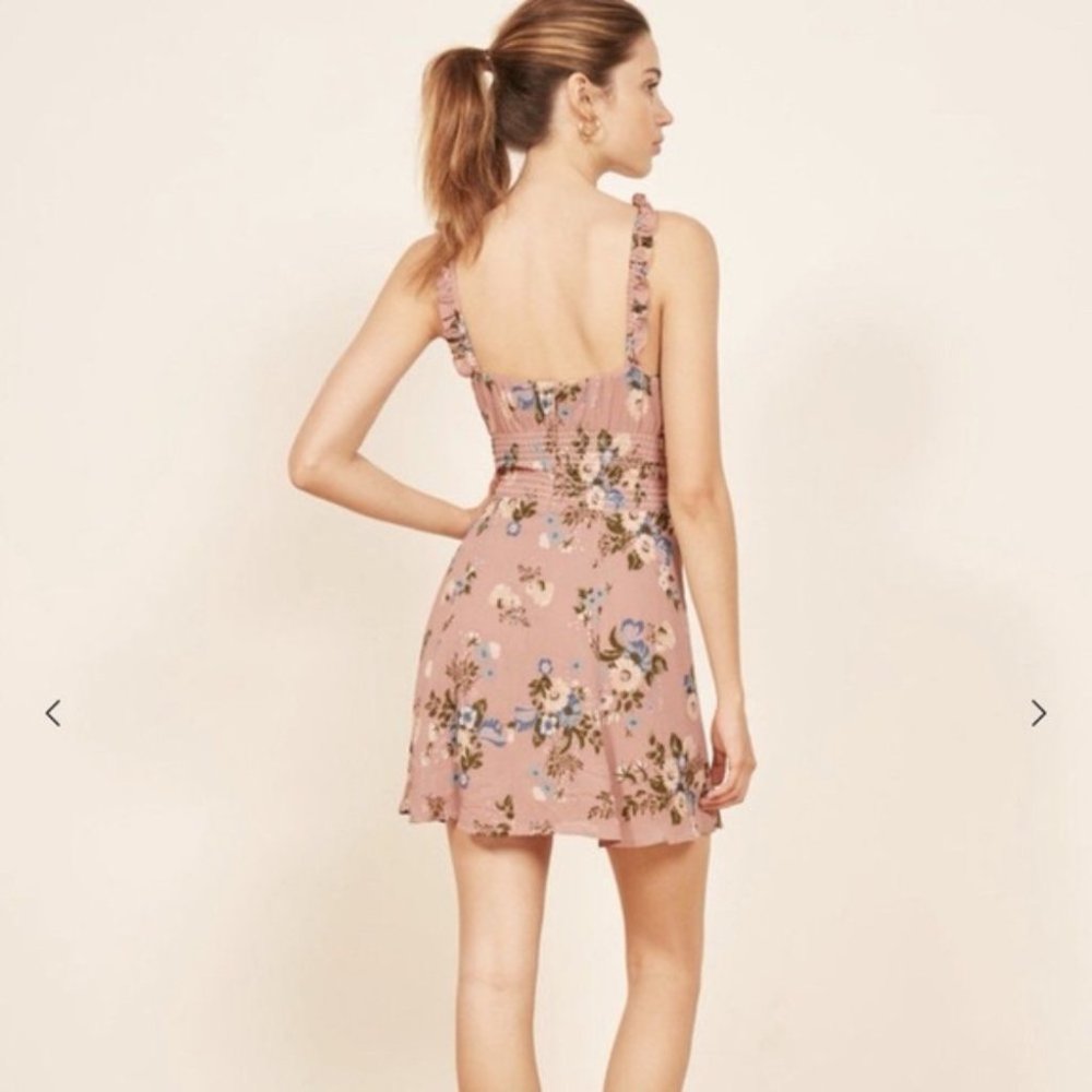 Reformation | NWOT Elyse Irene Floral Mini Dress - Picture 2 of 12